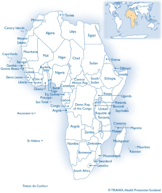 Map of Africa